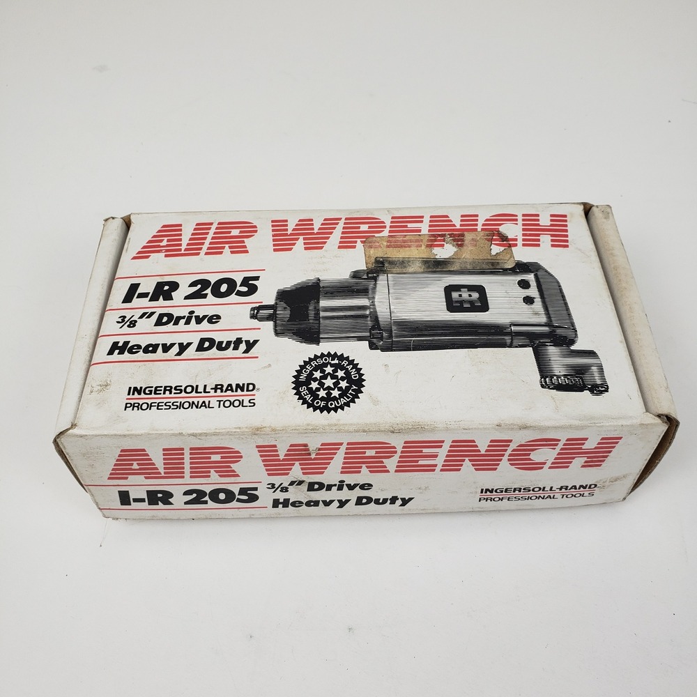 New Vintage Ingersoll Rand IR 205 3/8" Drive Butterfly Air Impact Wrench Gun